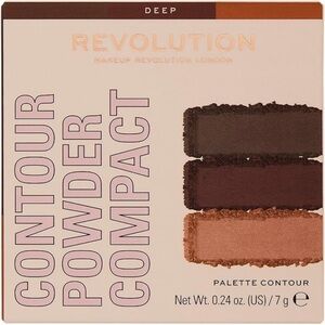 Revolution Bronzer & Contour Palette Brown Tan